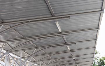 installing The Gutter metal roofing